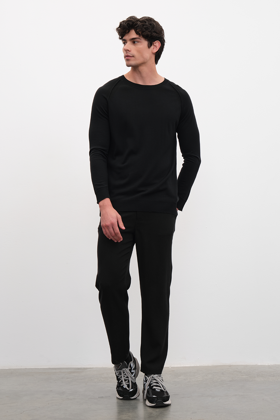 Reglan Kollu Lightweight Cashmere Merino Unisex Triko