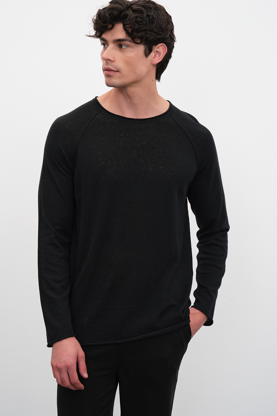Reglan Kollu Cotton Linen Lightweight Unisex Triko