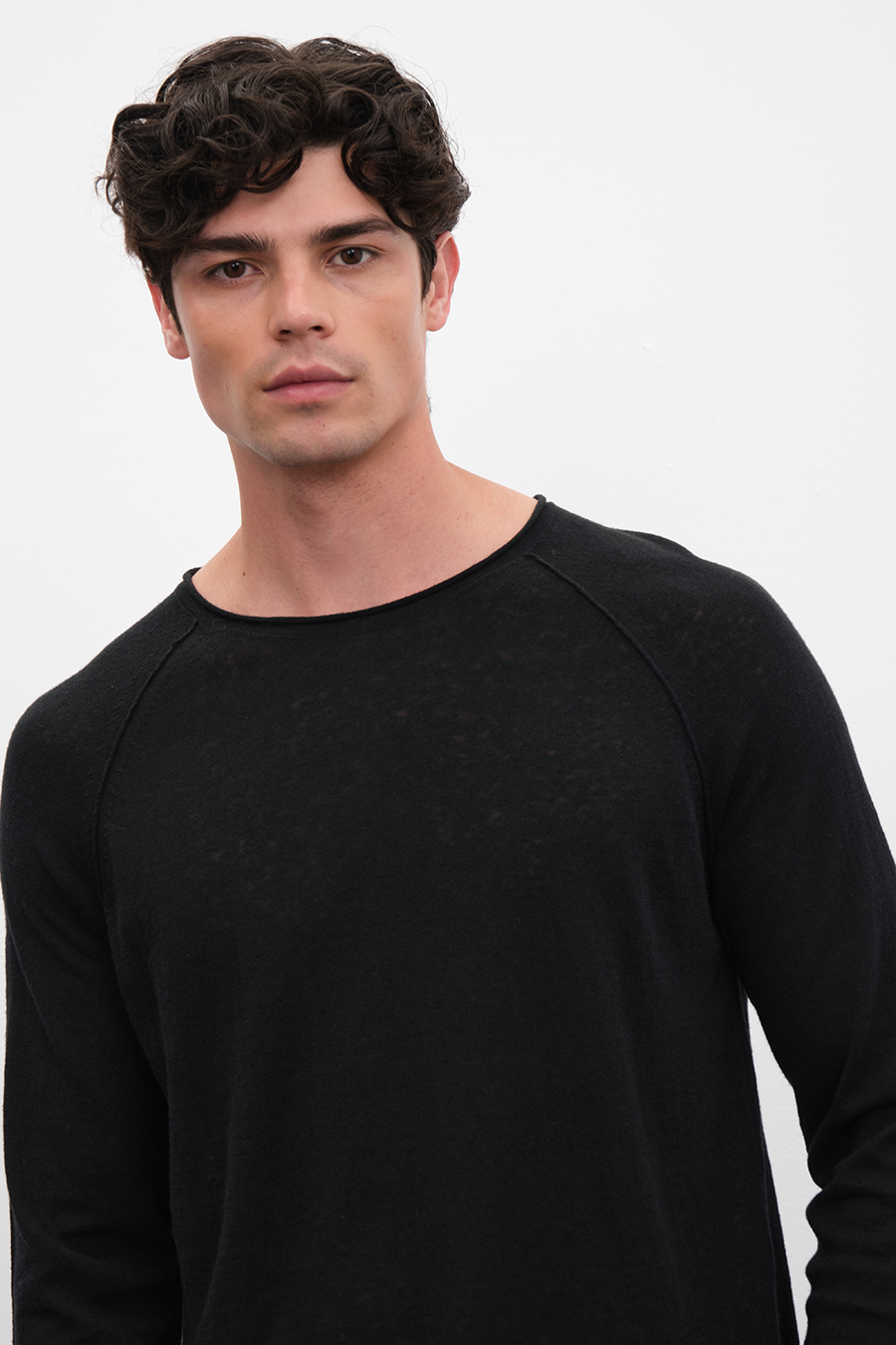 Reglan Kollu Cotton Linen Lightweight Unisex Triko