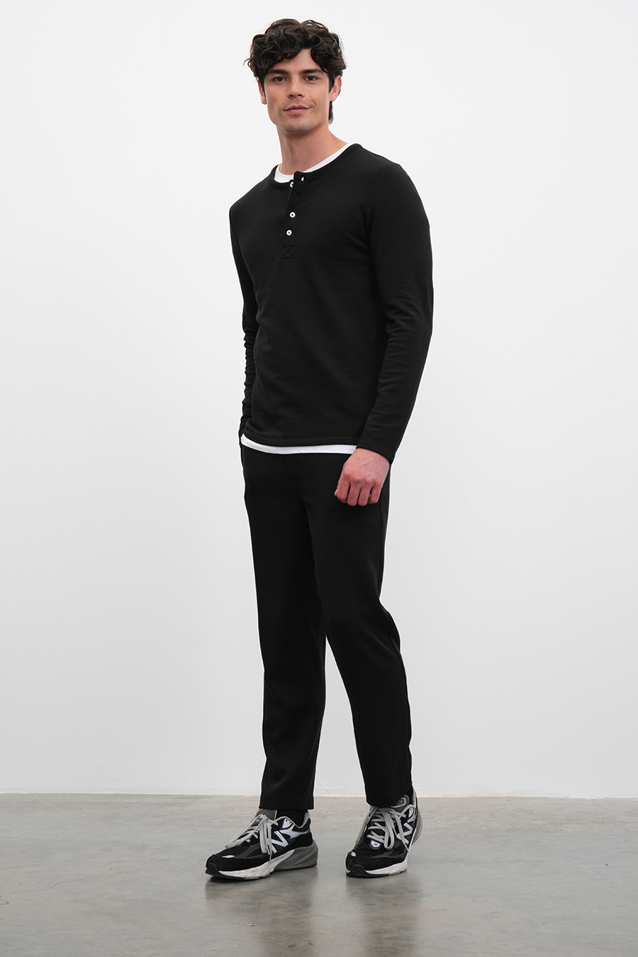 SuperSoft Modal Fleece Düğmeli Sweatshirt