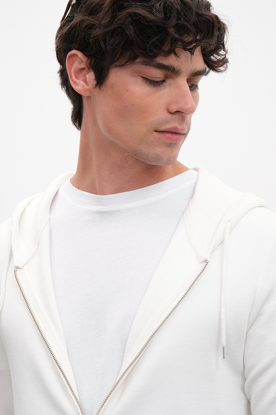 SuperSoft Modal Fleece Fermuarlı Unisex Hoodie
