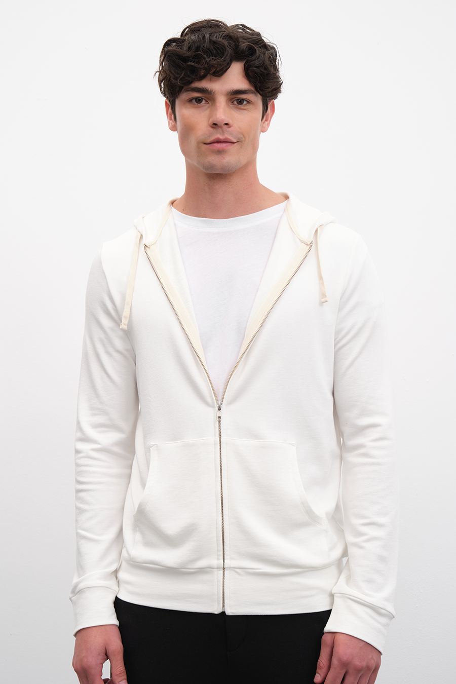 FeatherSoft Fermuarlı Lightweight Unisex Hoodie