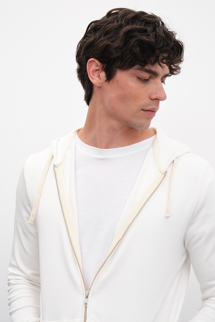 FeatherSoft Fermuarlı Lightweight Unisex Hoodie