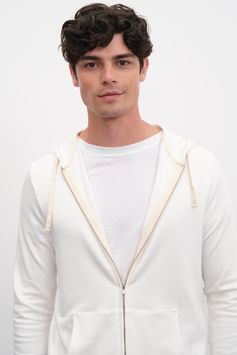 FeatherSoft Fermuarlı Lightweight Unisex Hoodie