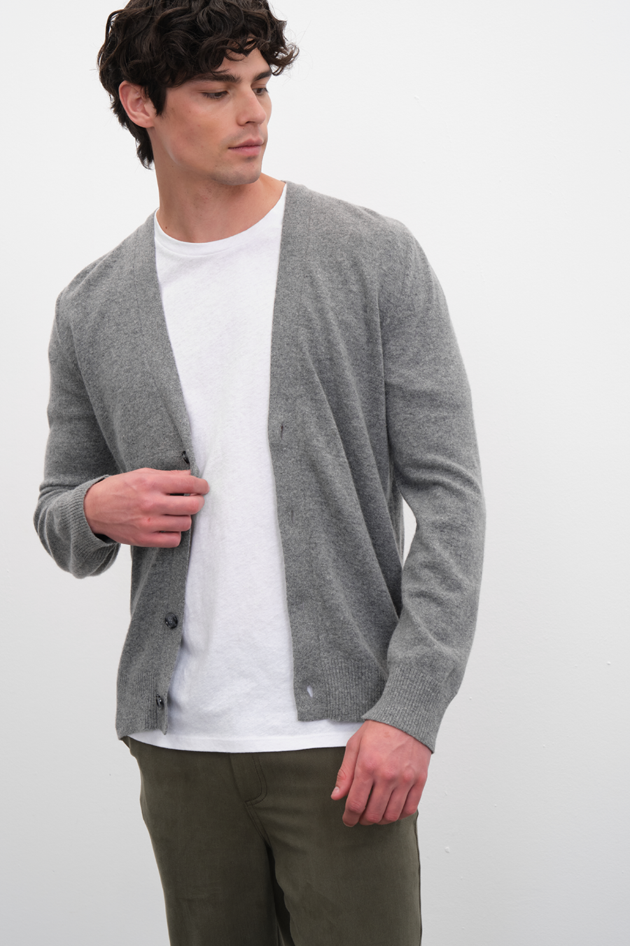 Unisex Cashmere Merino Hırka