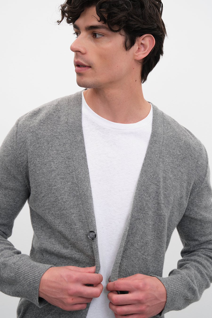 Unisex Cashmere Merino Hırka