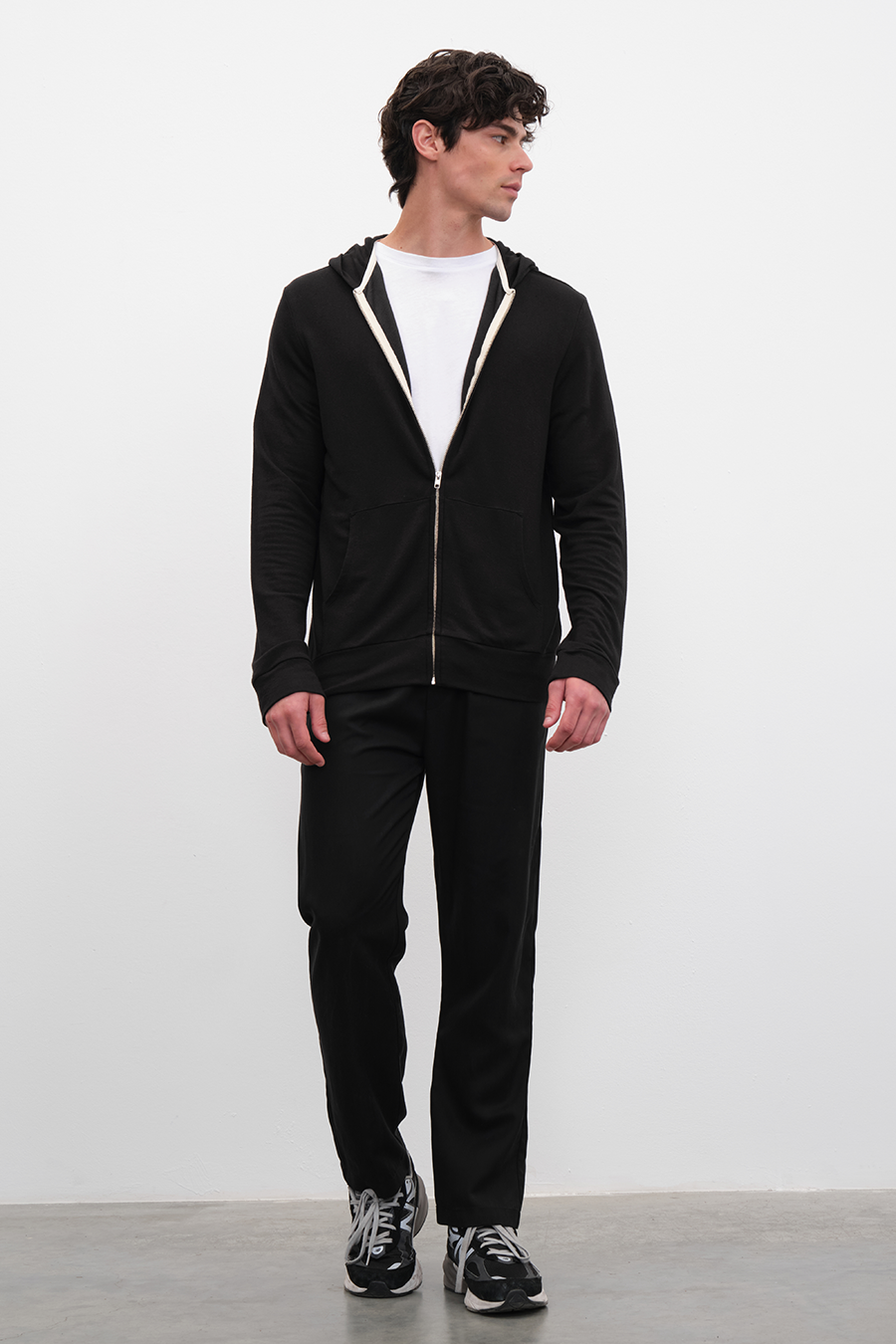 FeatherSoft Fermuarlı Lightweight Unisex Hoodie