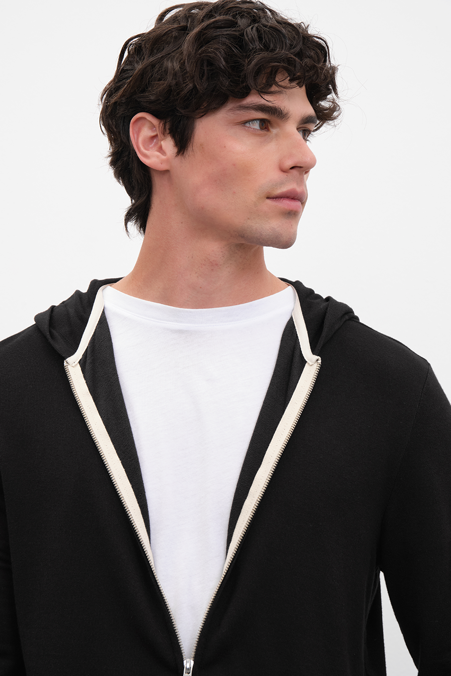 FeatherSoft Fermuarlı Lightweight Unisex Hoodie