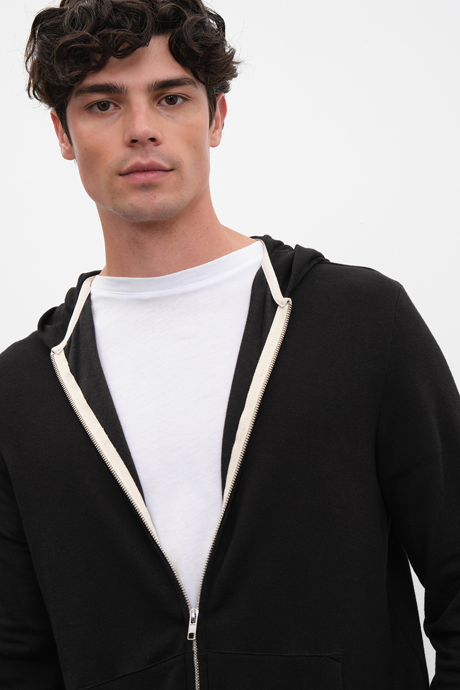 FeatherSoft Fermuarlı Lightweight Unisex Hoodie