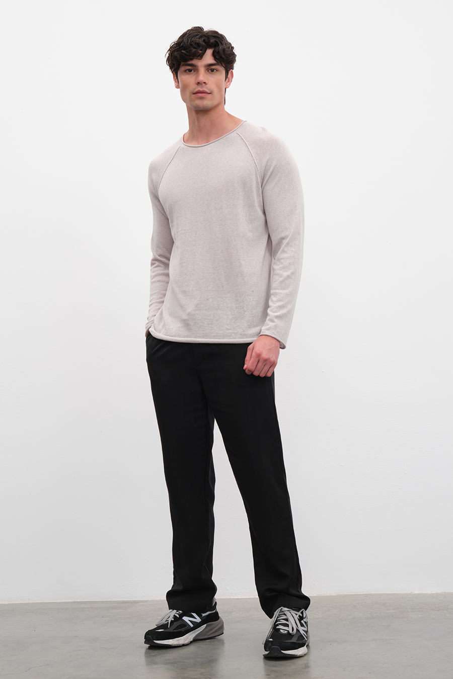 Reglan Kollu Cotton Linen Lightweight Unisex Triko