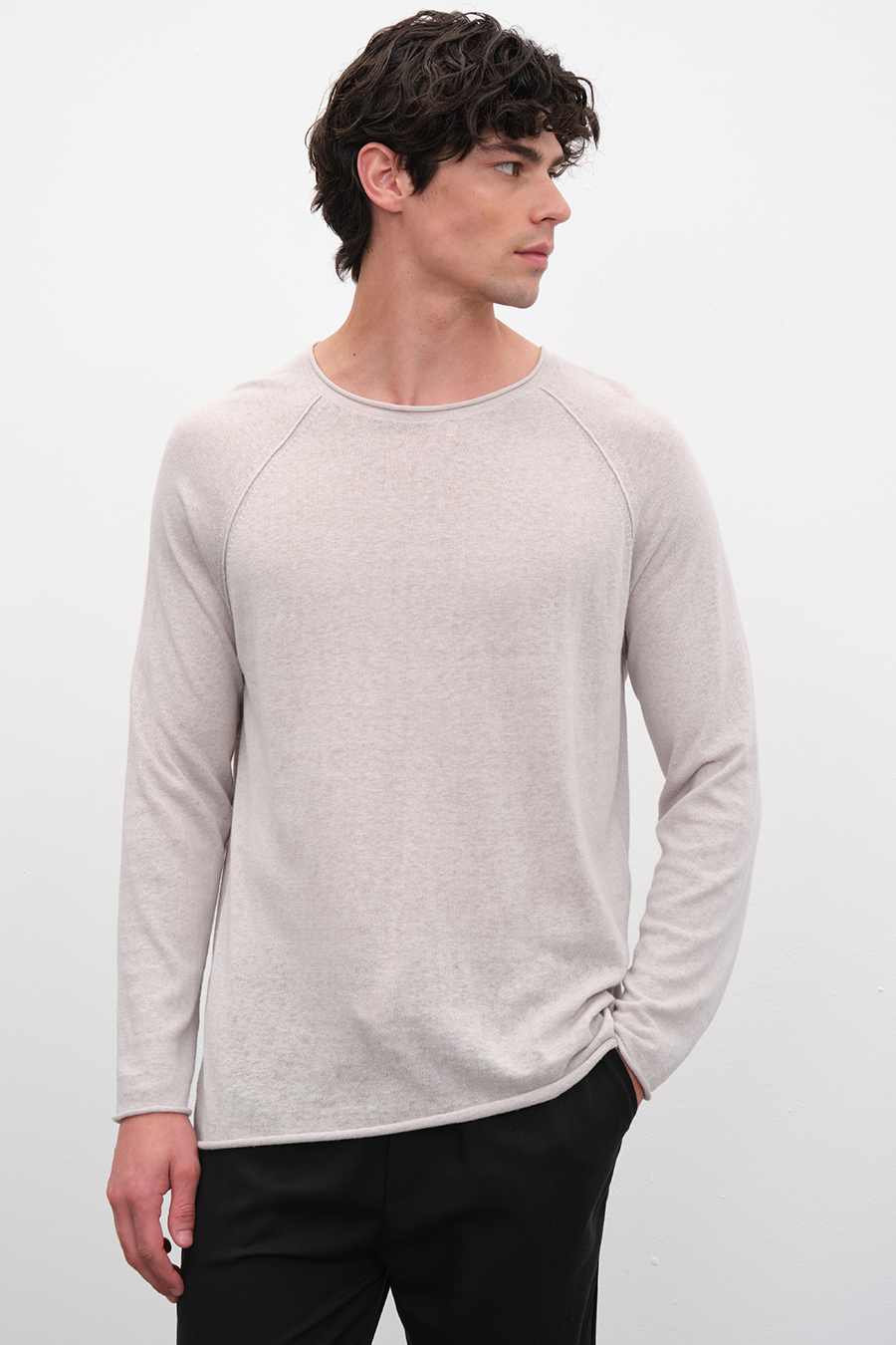 Reglan Kollu Cotton Linen Lightweight Unisex Triko
