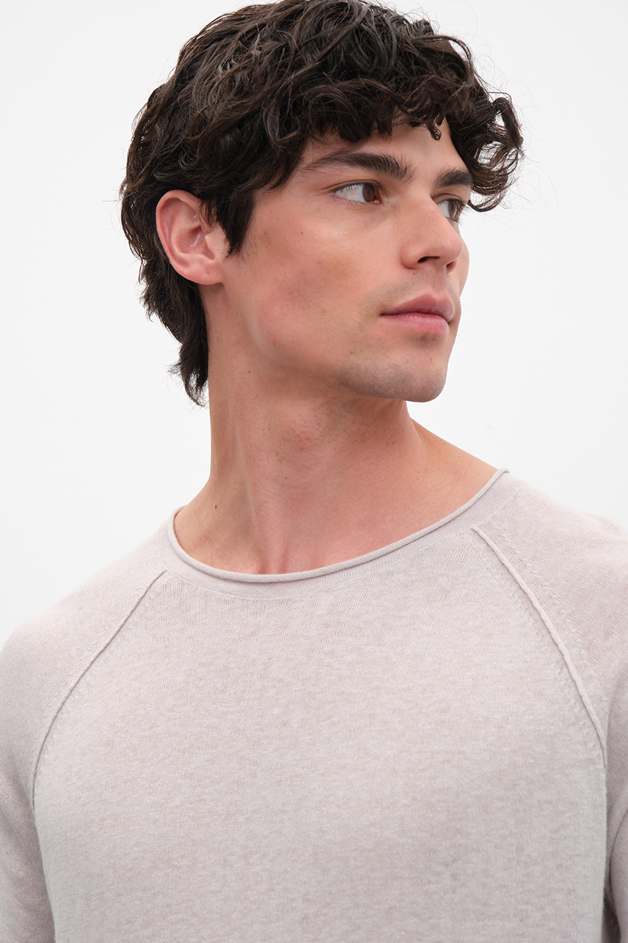 Reglan Kollu Cotton Linen Lightweight Unisex Triko