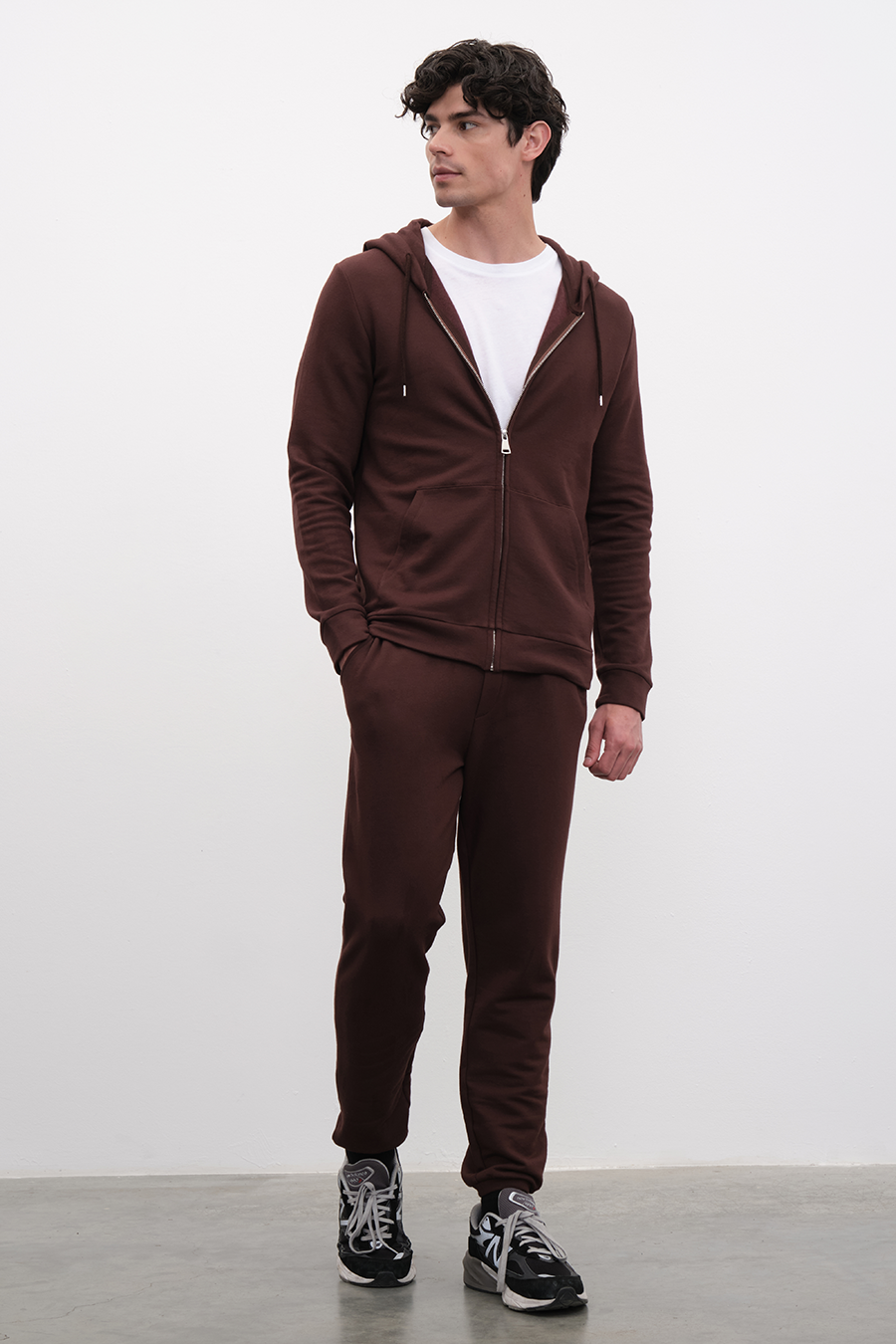 SuperSoft Modal Fleece Fermuarlı Unisex Hoodie