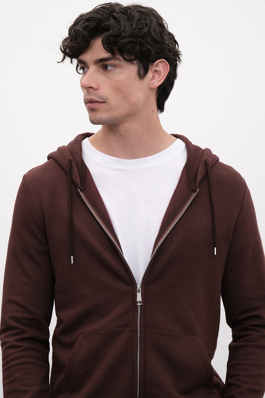 SuperSoft Modal Fleece Fermuarlı Unisex Hoodie