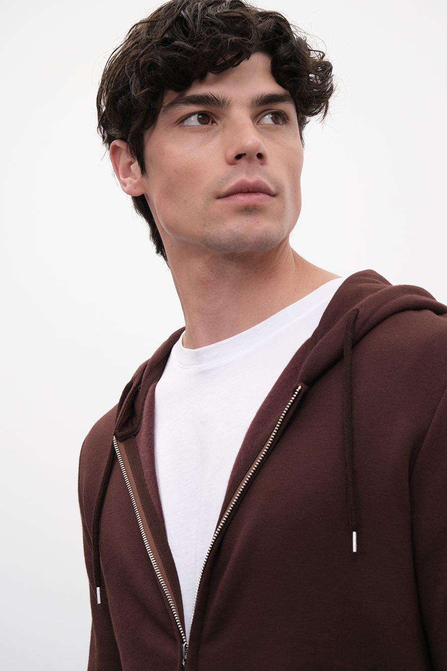 SuperSoft Modal Fleece Fermuarlı Unisex Hoodie