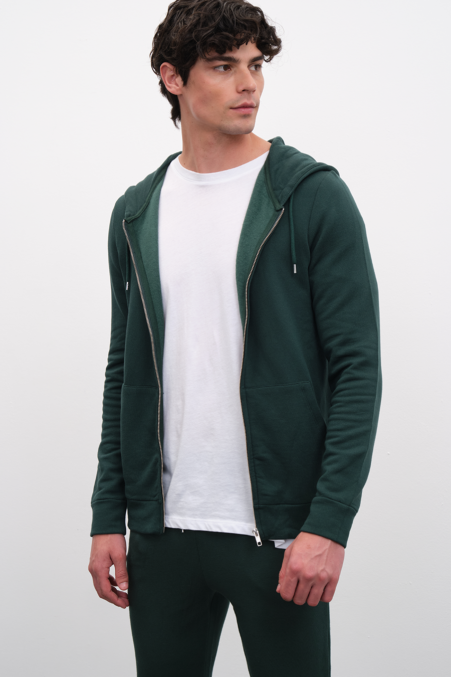 SuperSoft Modal Fleece Fermuarlı Unisex Hoodie