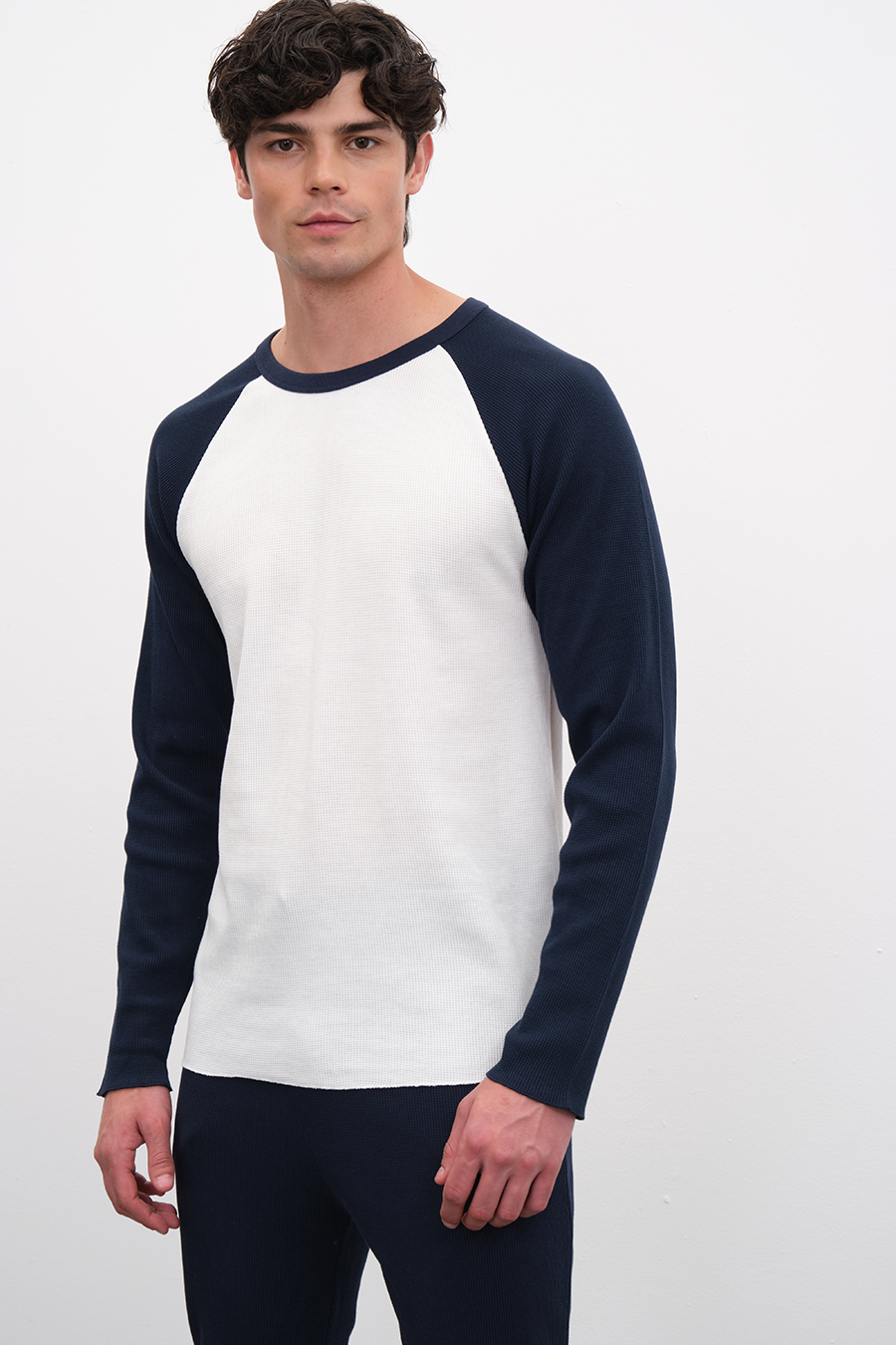 Waffle Cotton Baseball T-shirt/Sweatshirt