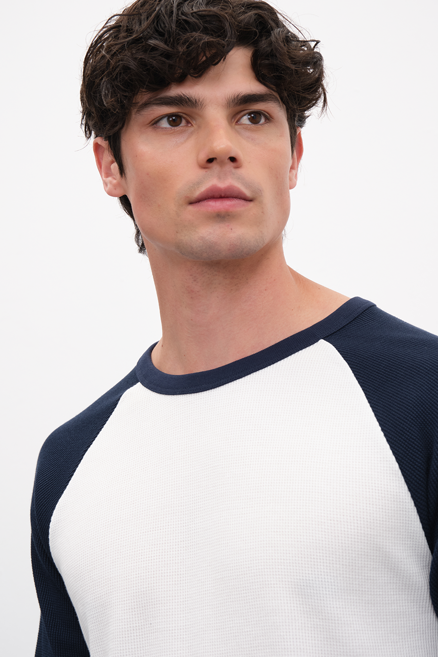Waffle Cotton Baseball T-shirt/Sweatshirt