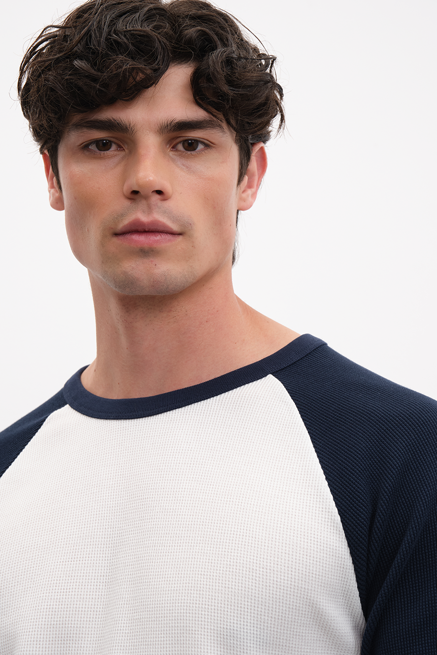 Waffle Cotton Baseball T-shirt/Sweatshirt