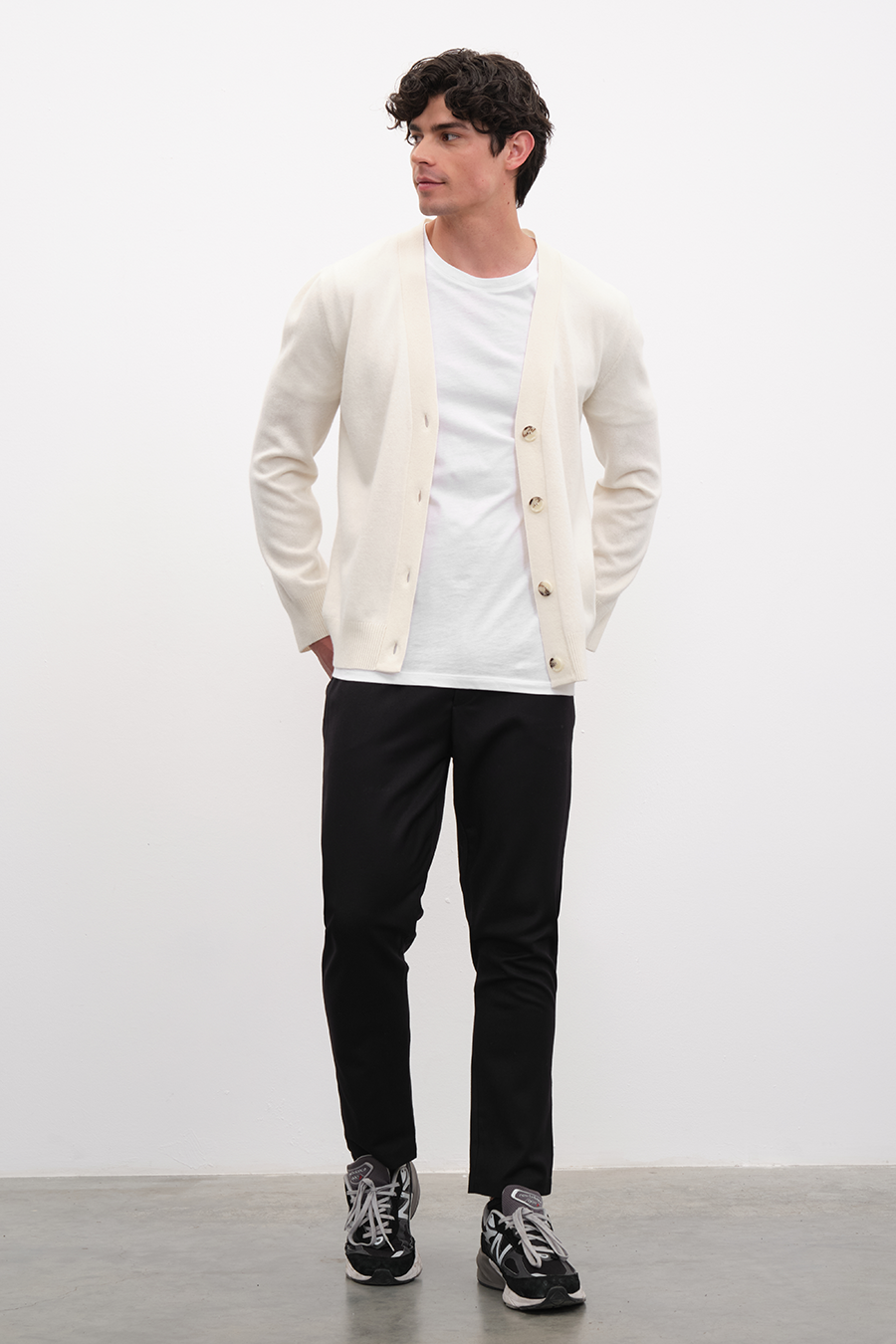 Pull-On Yün Kumaş Pantolon