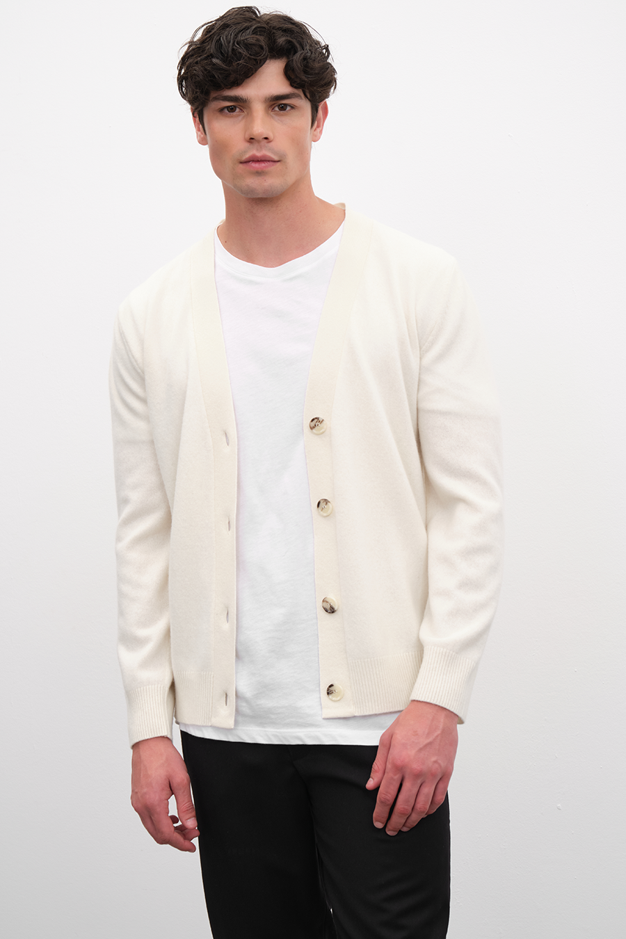 Unisex Cashmere Merino Hırka