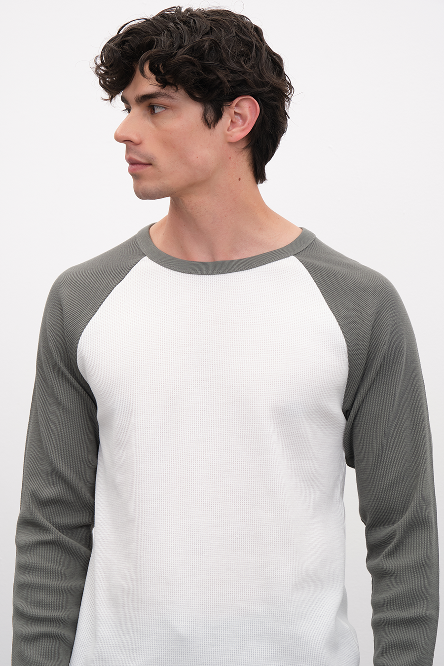Waffle Cotton Baseball T-shirt/Sweatshirt
