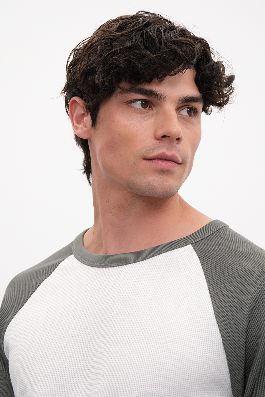 Waffle Cotton Baseball T-shirt/Sweatshirt