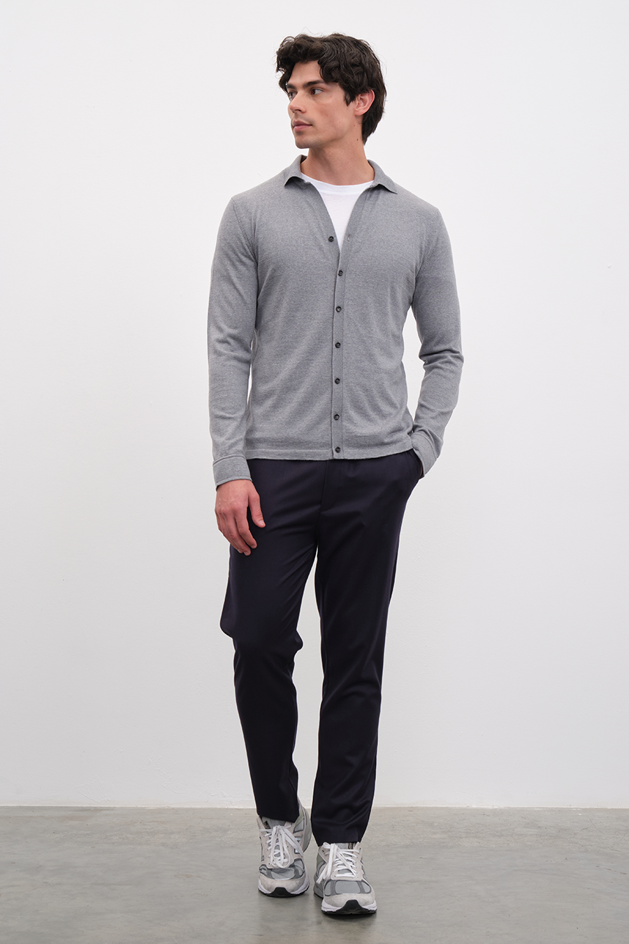 Pull-On Yün Kumaş Pantolon