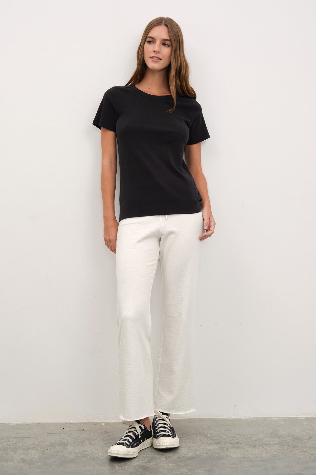 Flamlı Cotton Crop Flare Eşofman Altı