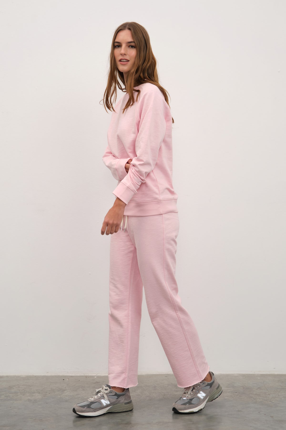 Flamlı Cotton Crop Flare Eşofman Altı