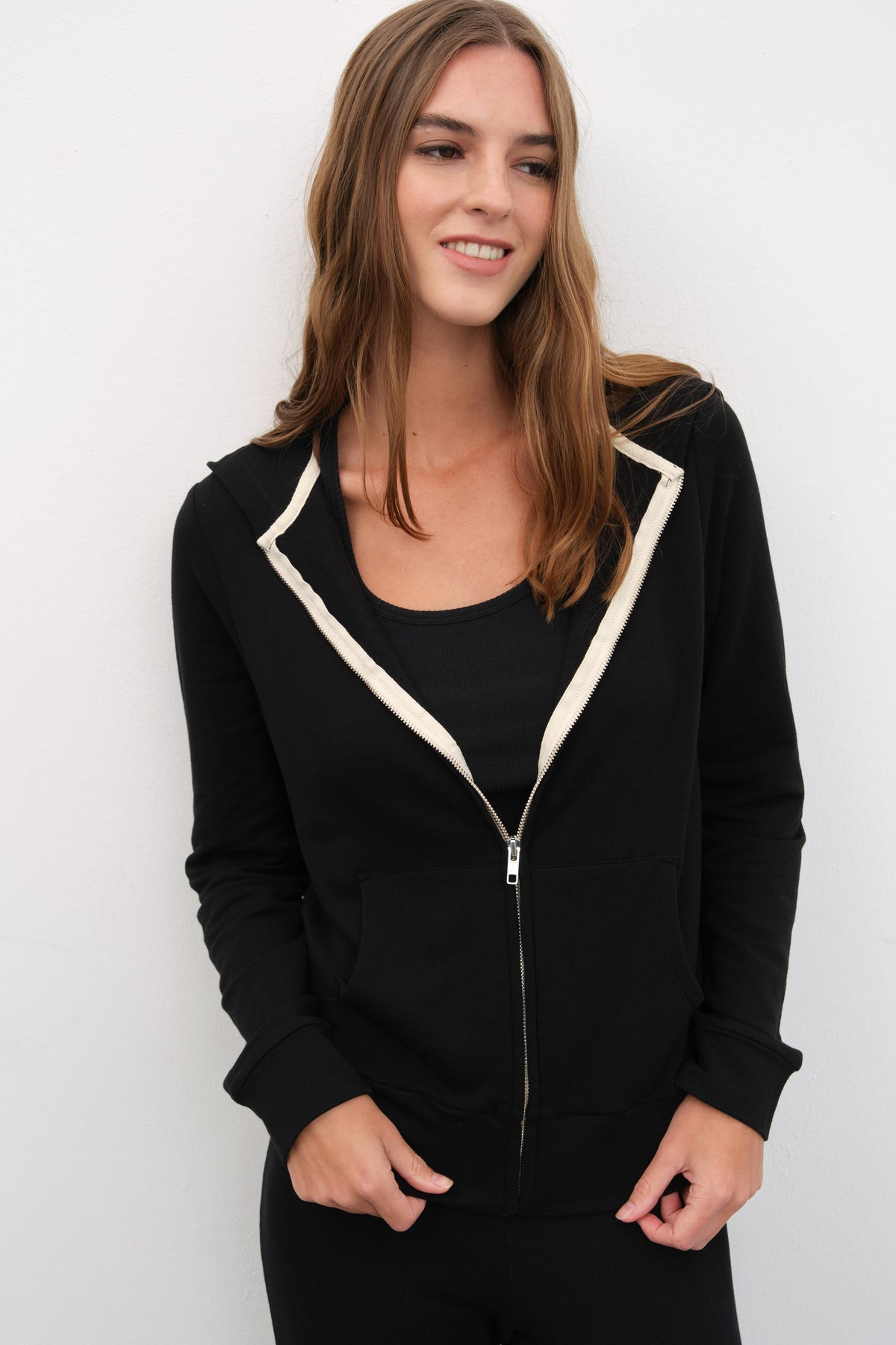 FeatherSoft Fermuarlı Lightweight Unisex Hoodie