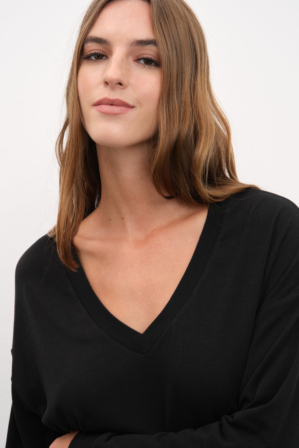 Super-Lightweight V Yakalı Sweatshirt
