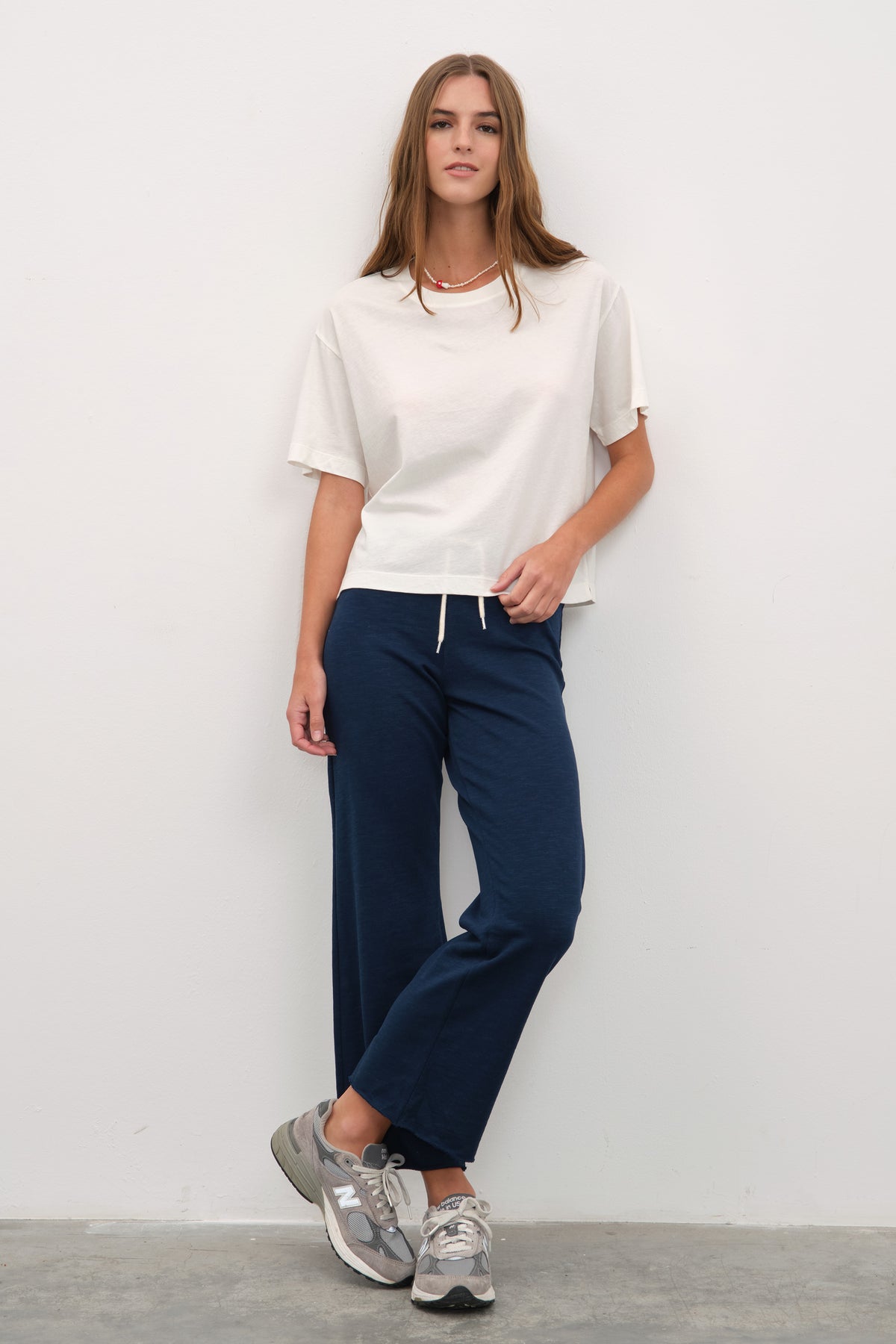 Flamlı Cotton Crop Flare Eşofman Altı