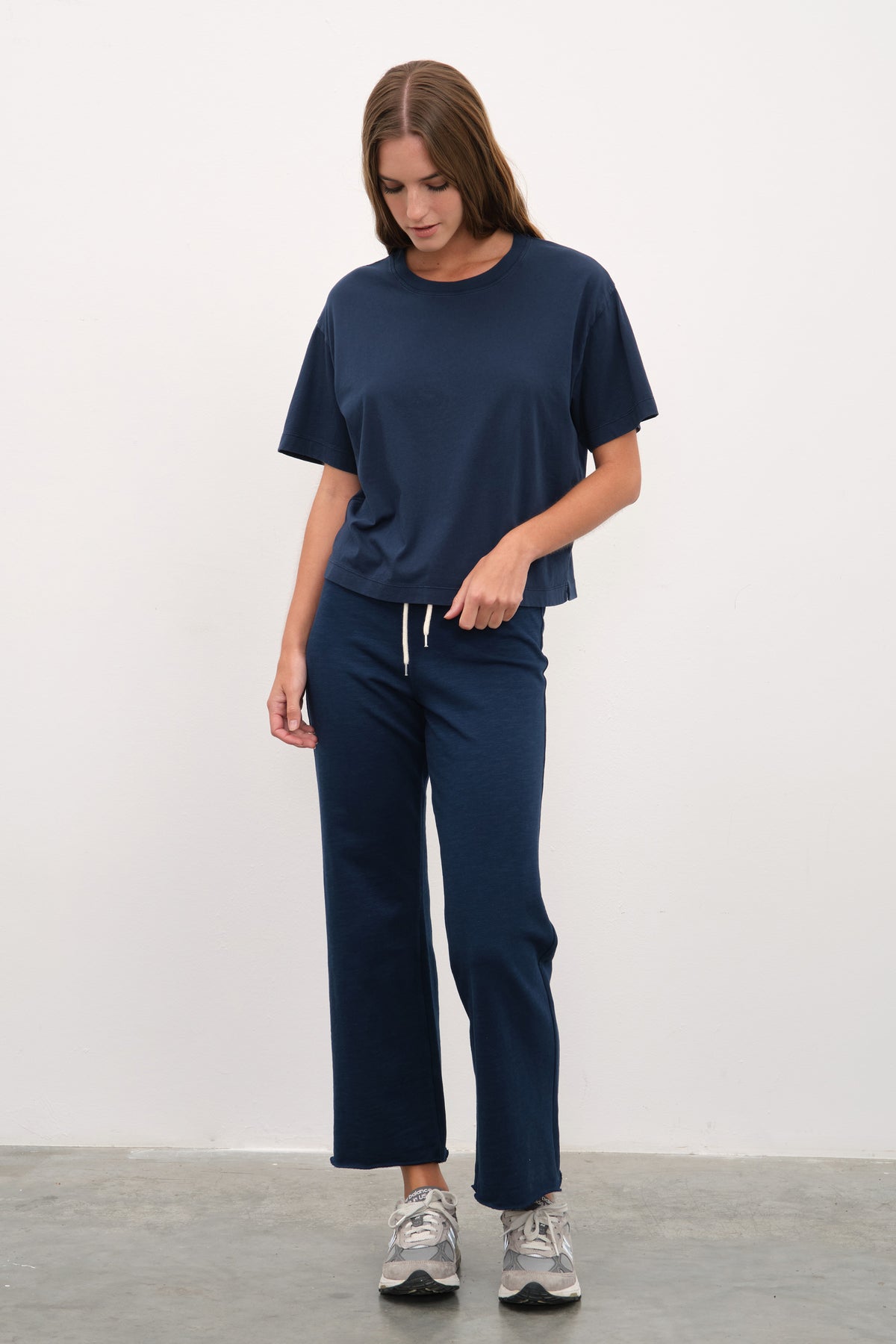 Flamlı Cotton Crop Flare Eşofman Altı