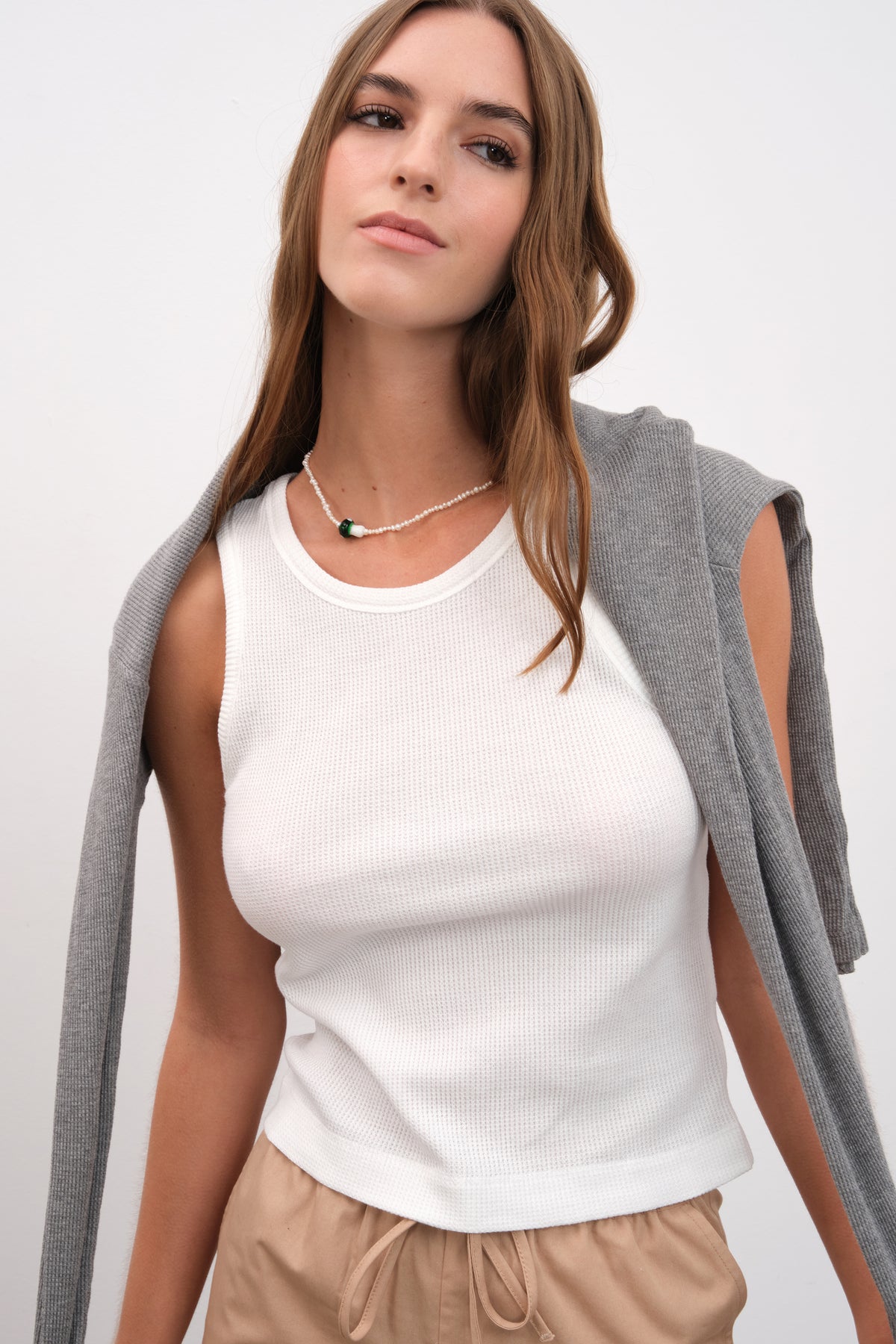 Waffle Cotton Crop Atlet