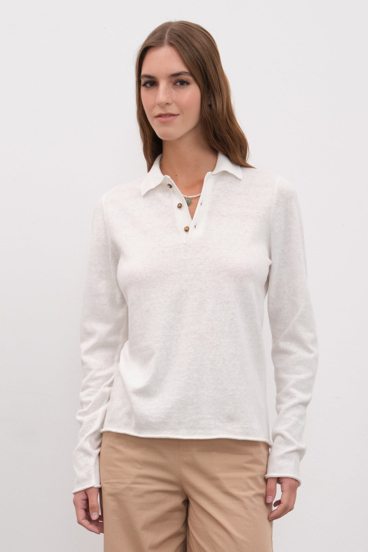 Polo Yakalı Cotton Linen Lightweight Unisex Triko