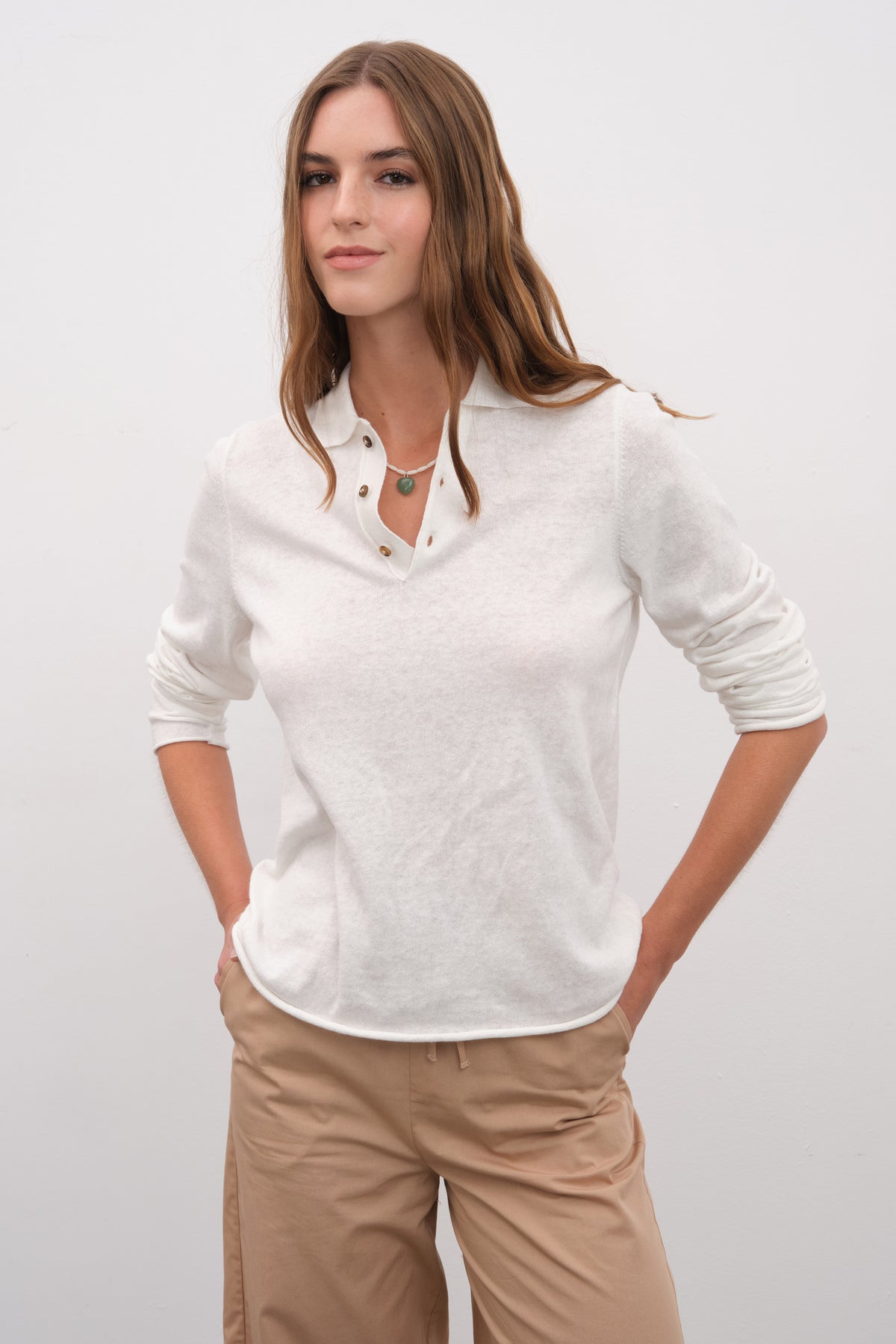 Polo Yakalı Cotton Linen Lightweight Unisex Triko