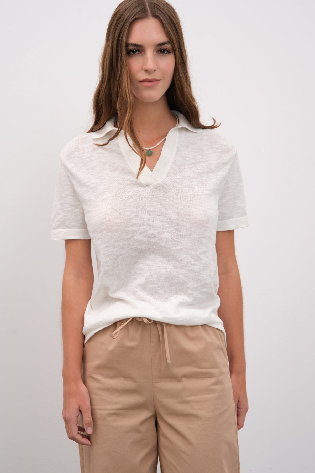 Polo Yakalı Flamlı Cotton Unisex Triko T-shirt