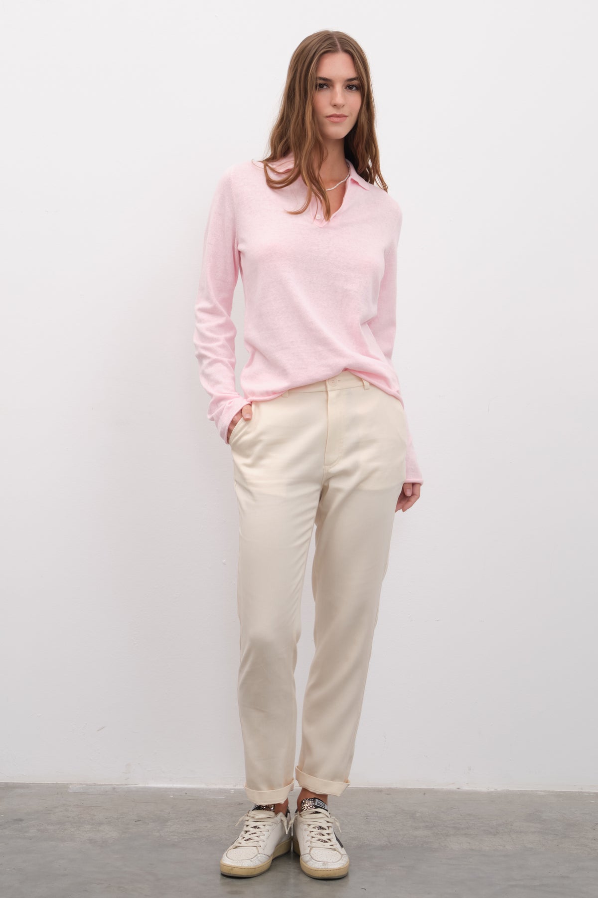 Polo Yakalı Cotton Linen Lightweight Unisex Triko