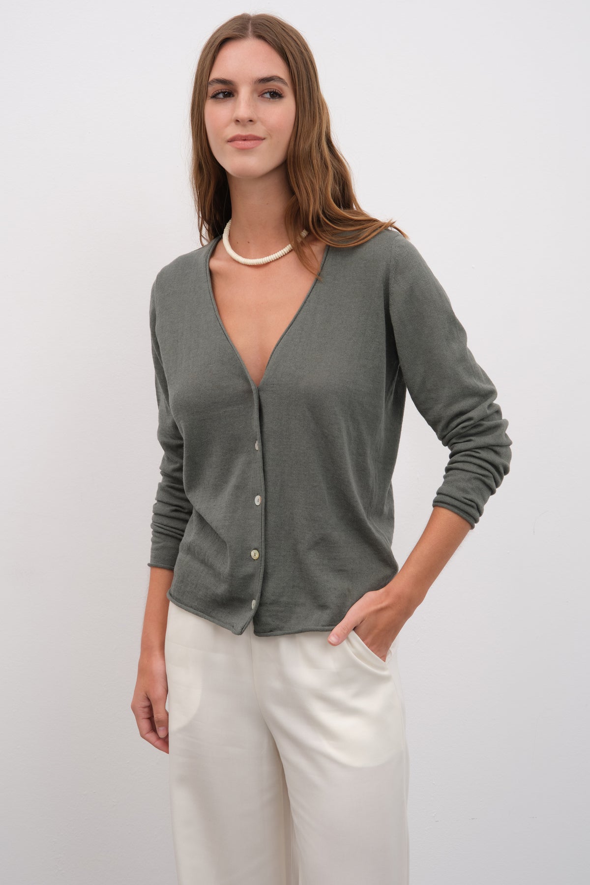 Cotton Linen Lightweight Hırka