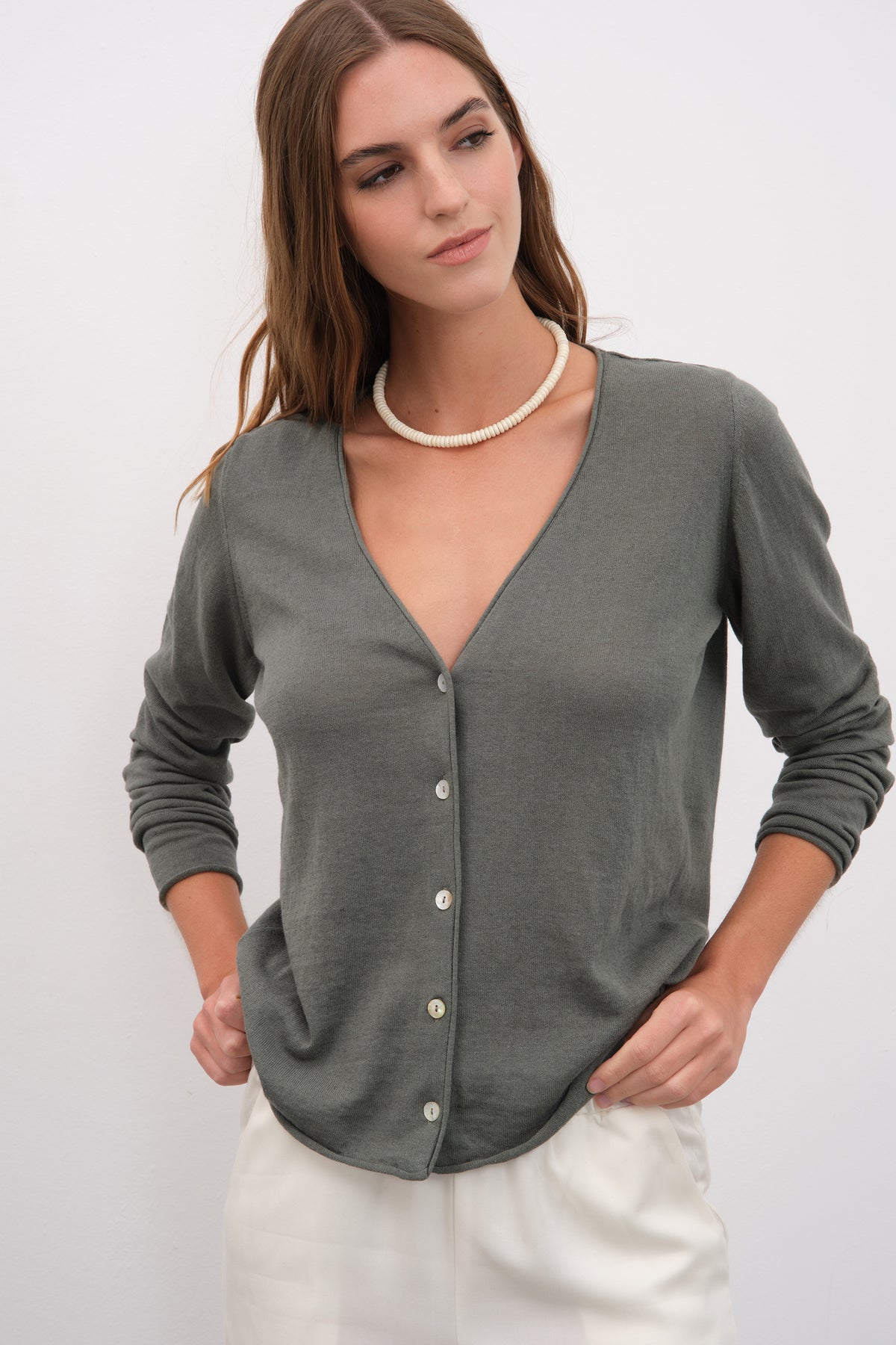 Cotton Linen Lightweight Hırka