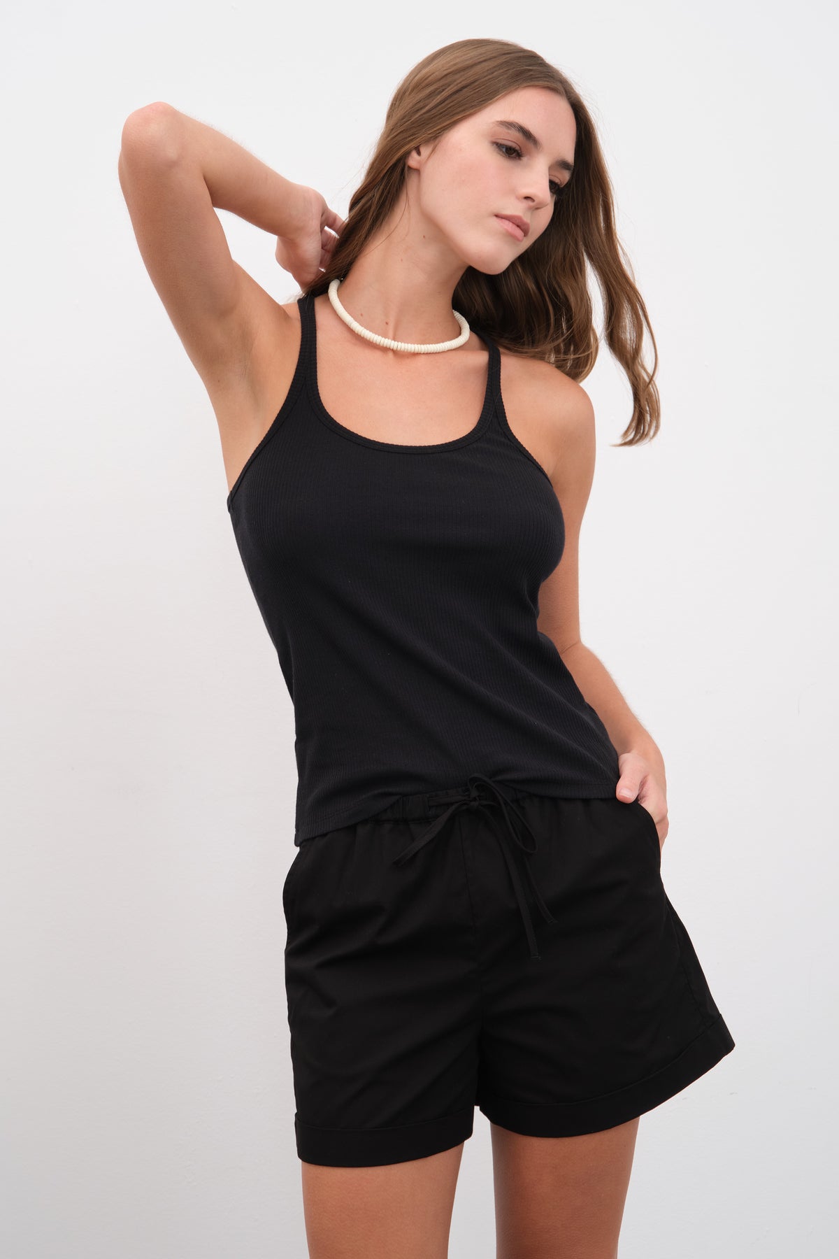 Pull-On Poplin Short