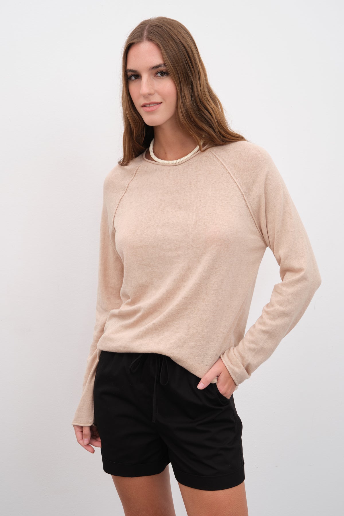 Reglan Kollu Cotton Linen Lightweight Unisex Triko