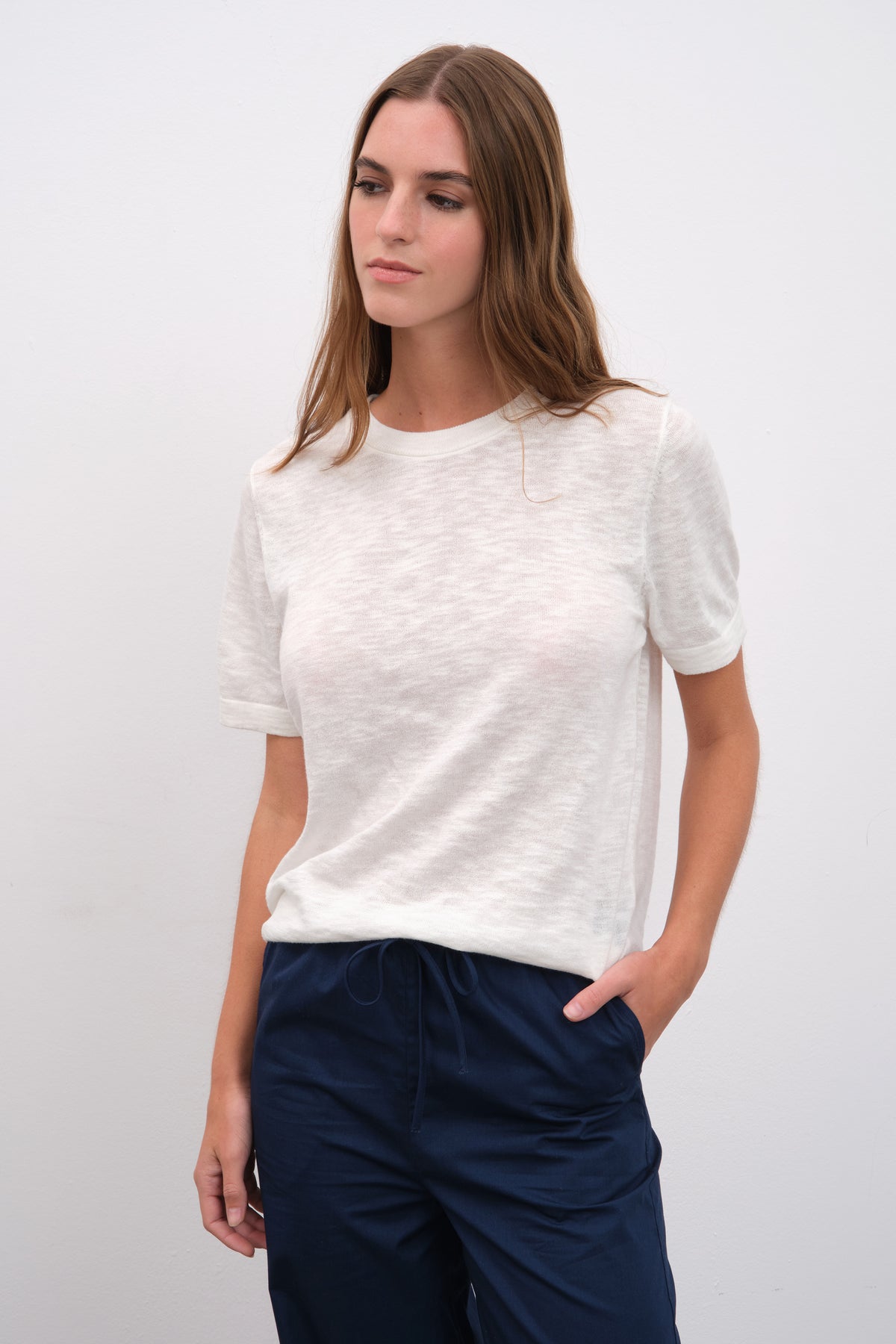 Flamlı Cotton Unisex Triko T-shirt