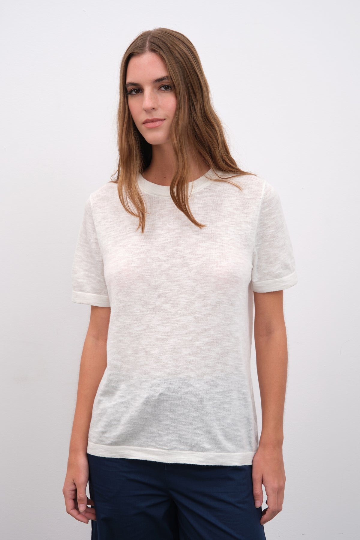 Flamlı Cotton Unisex Triko T-shirt