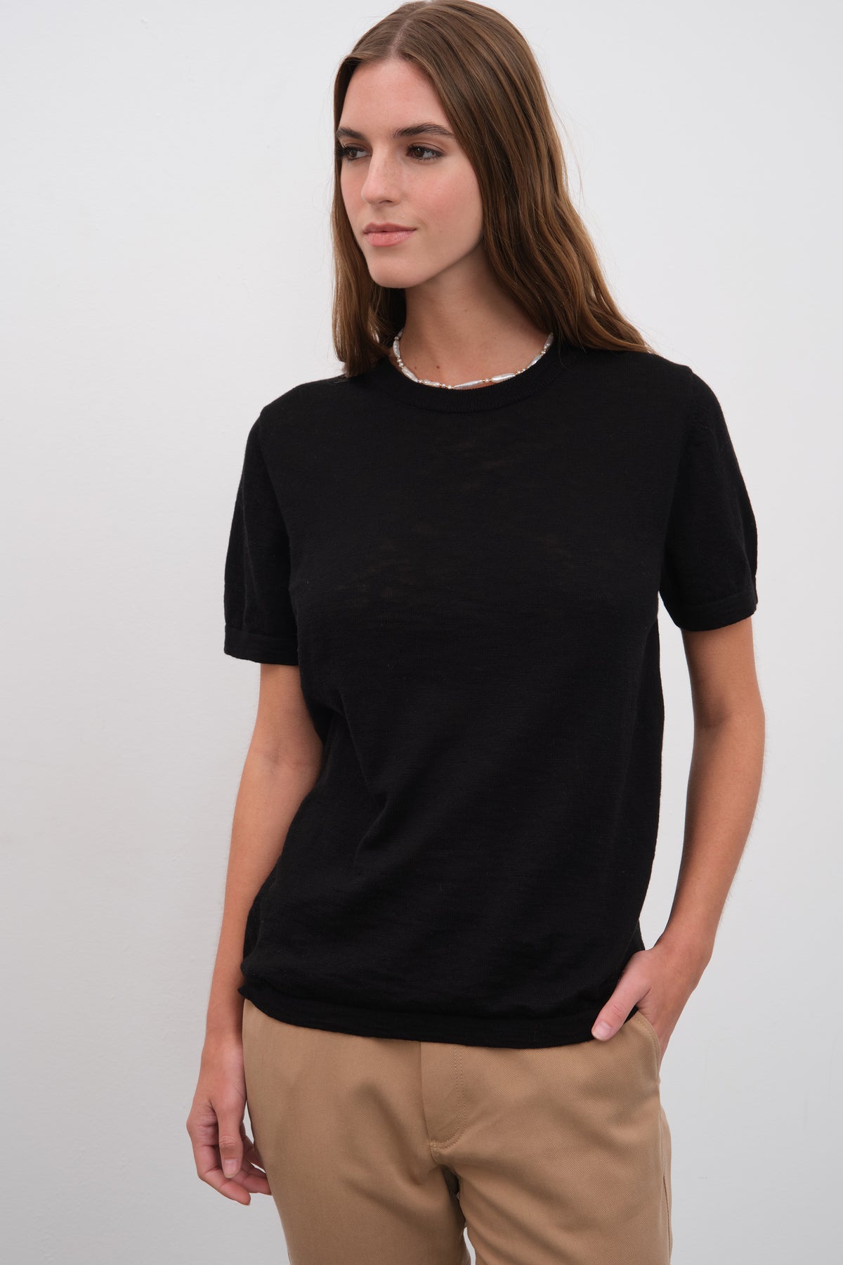 Flamlı Cotton Unisex Triko T-shirt