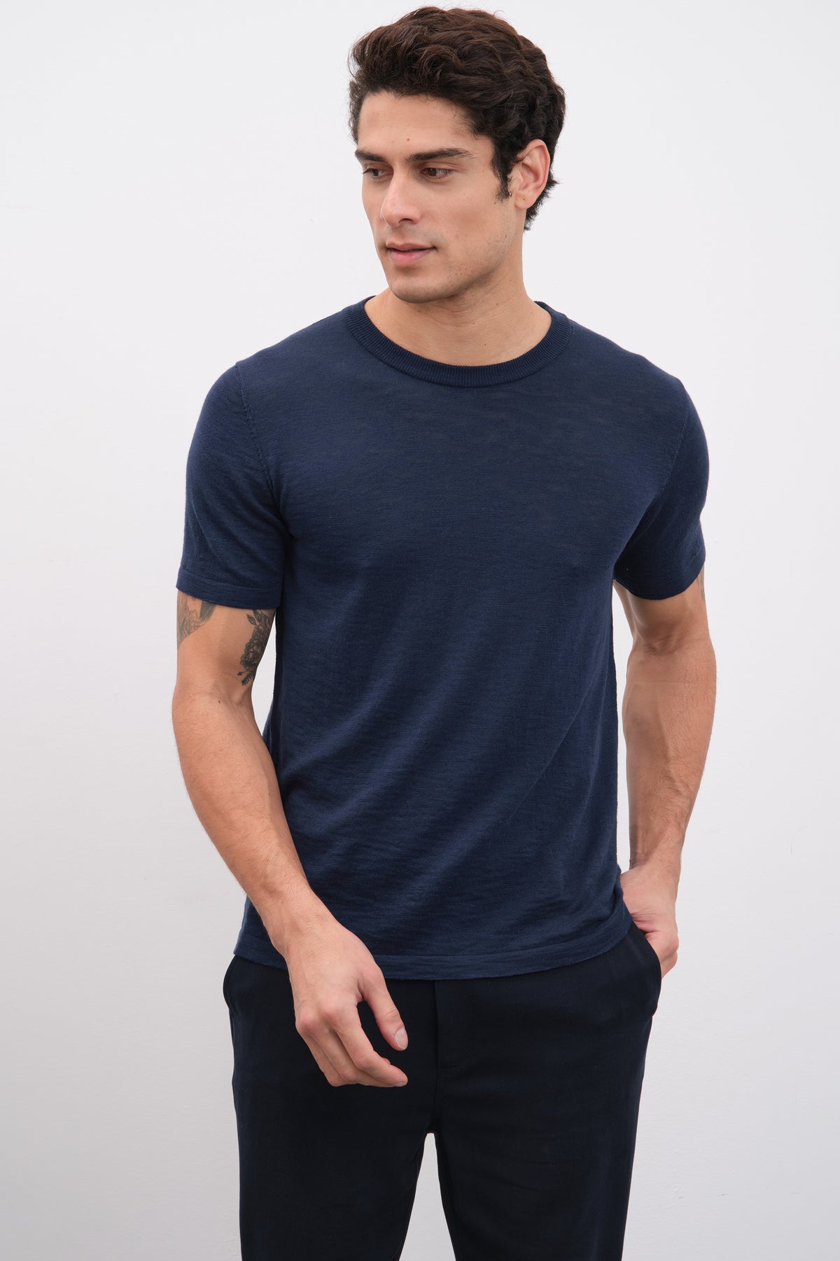 Flamlı Cotton Unisex Triko T-shirt