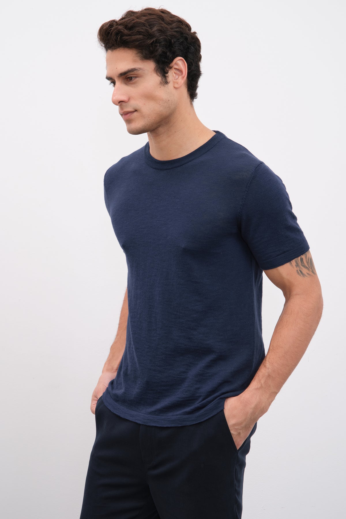 Flamlı Cotton Unisex Triko T-shirt