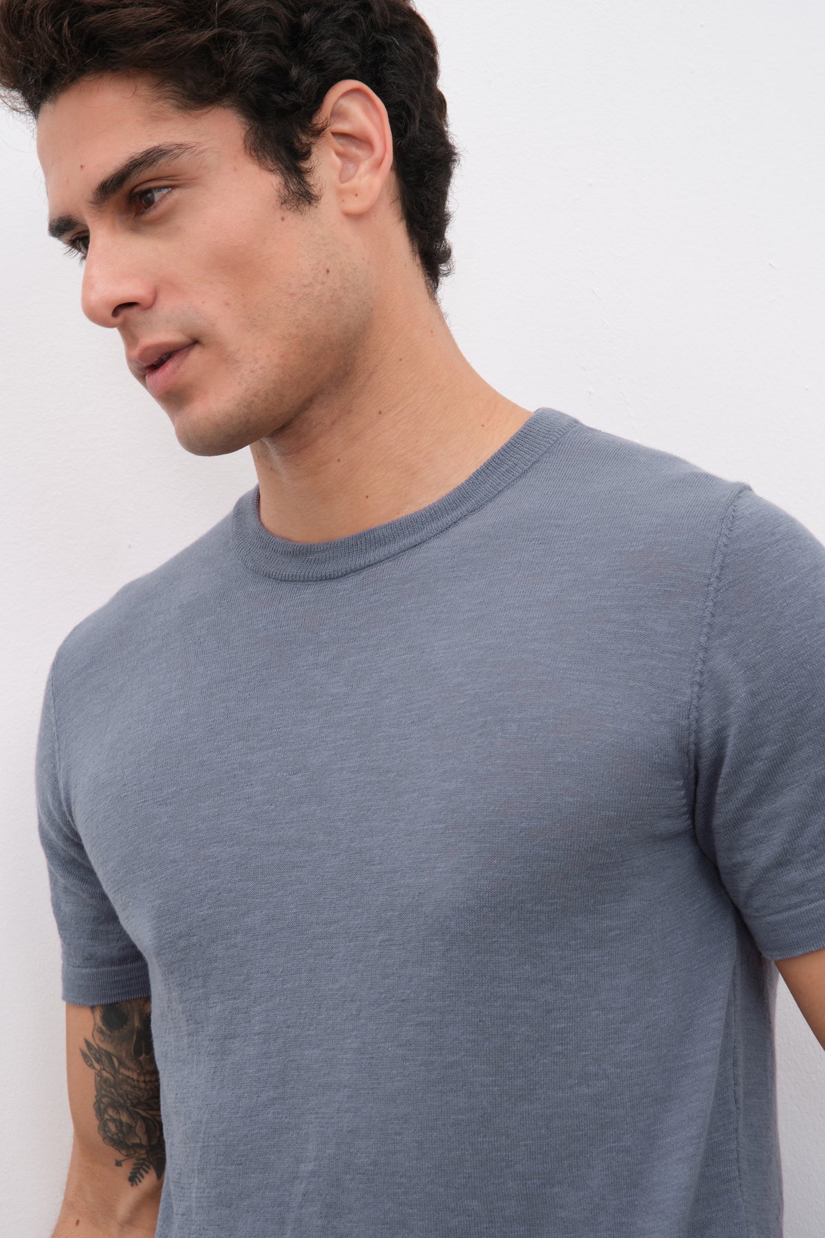 Flamlı Cotton Unisex Triko T-shirt