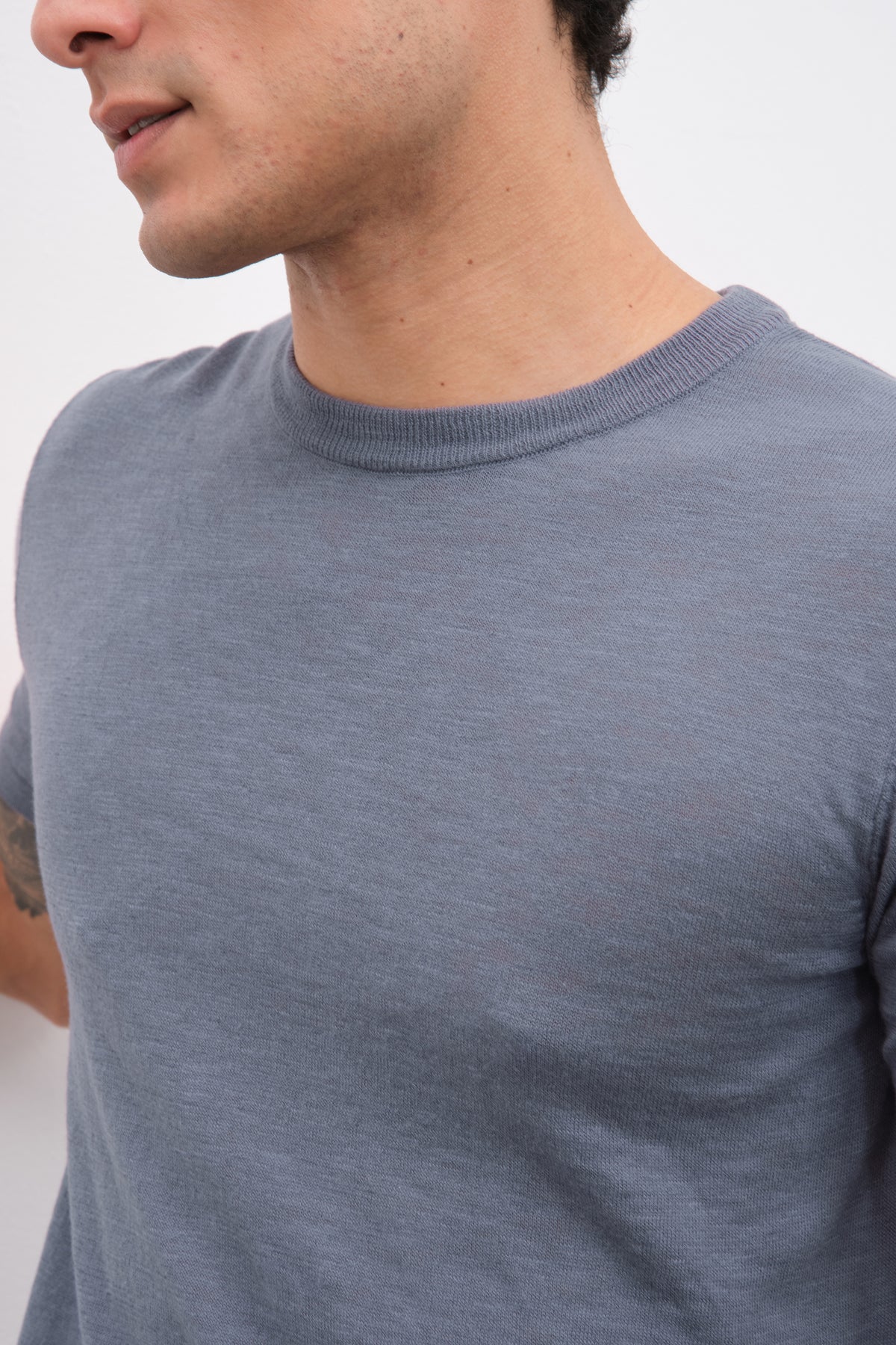Flamlı Cotton Unisex Triko T-shirt
